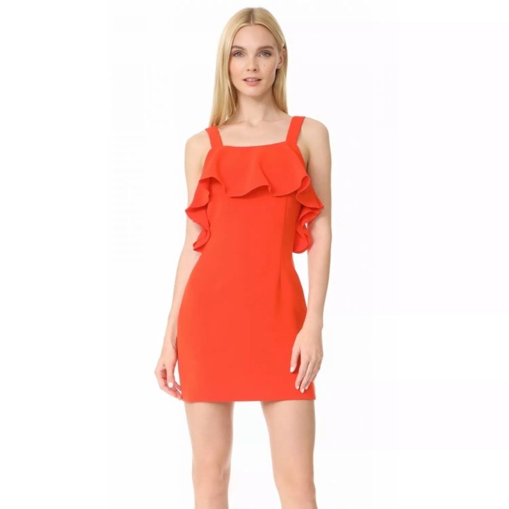 Rachel Zoe Mandarin Ruffle Weyford Dress Size 6